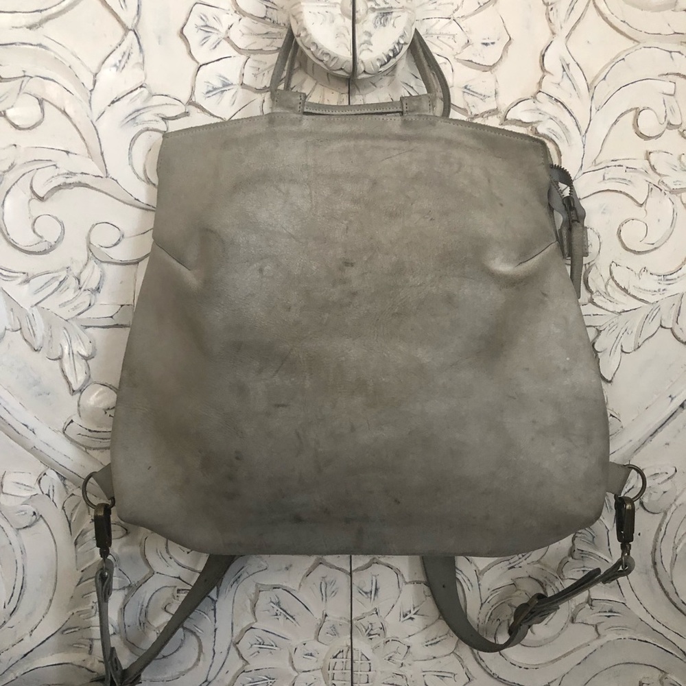 White leather backpack by CarmekGoldental